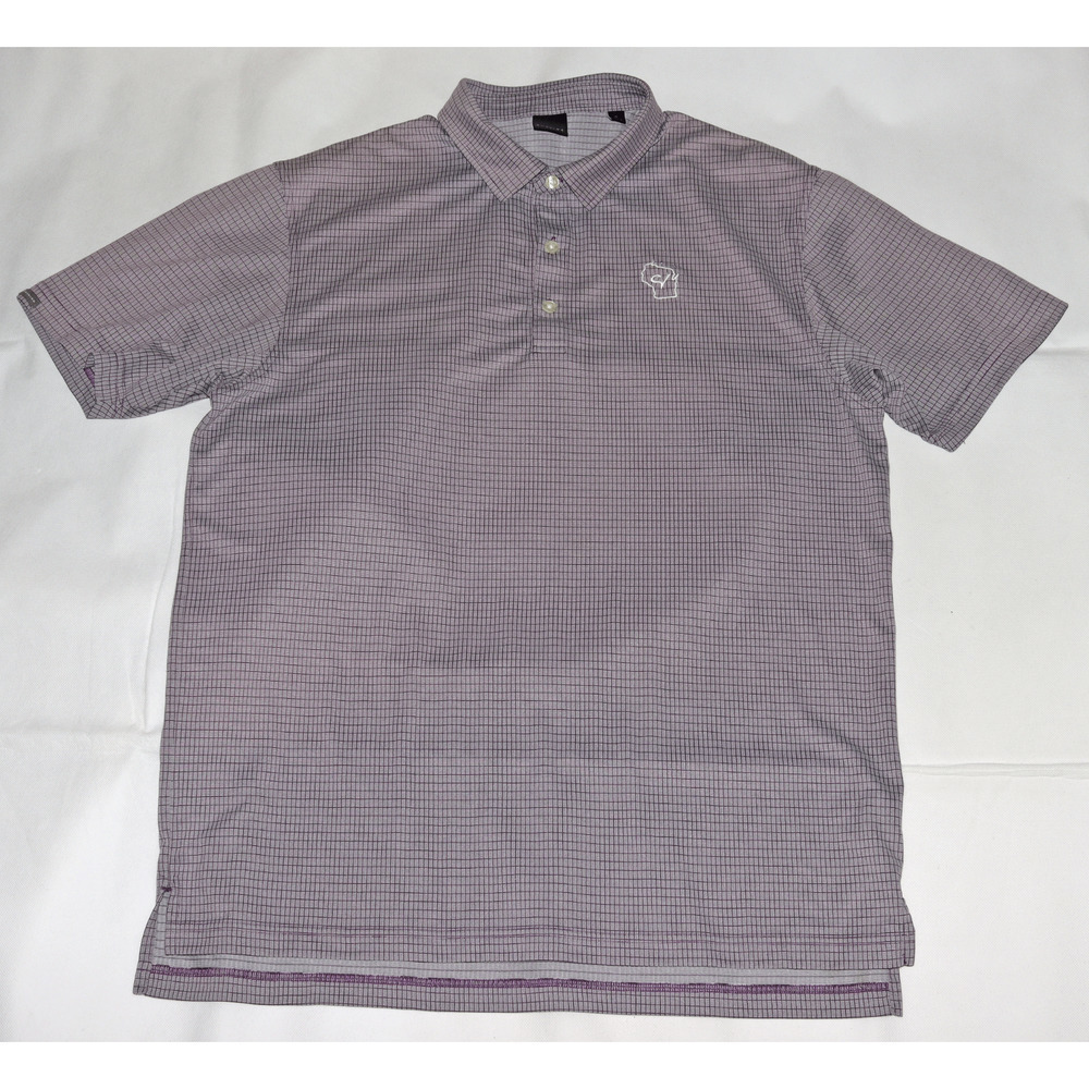 Dunning Golf Men's Short‎ Sleeve Golf Polo Shirt Size XL